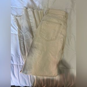 Stradivarius 90s dad jean in ecru